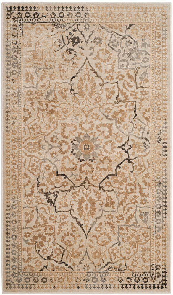 Emmie Hooked Cream Rug Bloomsbury Market Rug Size: Rectangle 100 x 140cm on Productcaster.