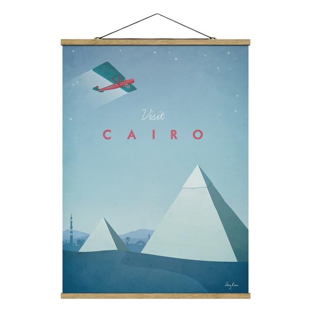 Grafikdruck Travel Poster - Cairo Gracie Oaks Größe: 133,5 cm H x 100 cm B x 0,3 cm T on Productcaster.