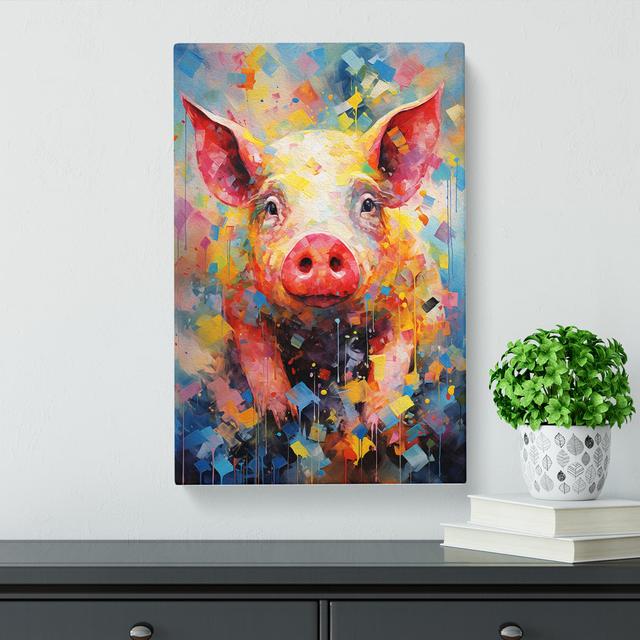 Pig Expressionism - No Frame Art Prints Brambly Cottage Size: 76cm H x 50cm W x 3cm D on Productcaster.