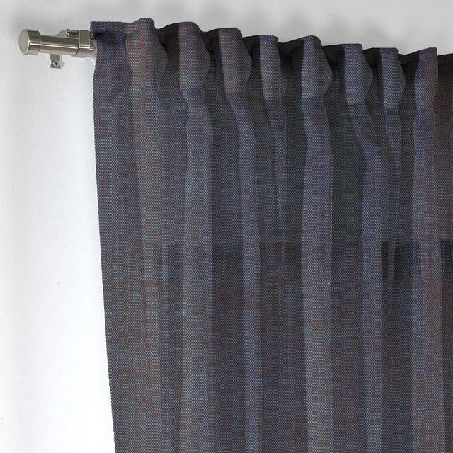 Gardine Sheer, transparent Lilijan Home & Curtain Vorhanggröße: 140 cm B x 225 cm T, Vorhang-Farbe: Denim on Productcaster.