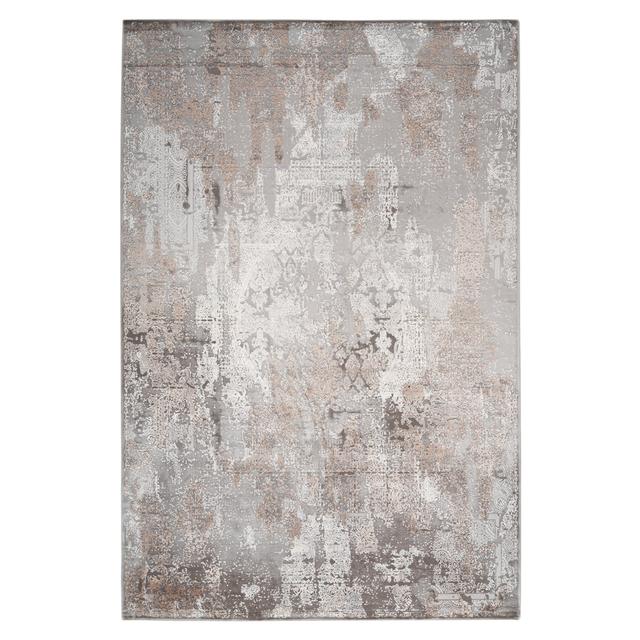 Adallard Uni Machine Woven Taupe Area Rug Borough Wharf Rug Size: Rectangular 140 x 200cm on Productcaster.