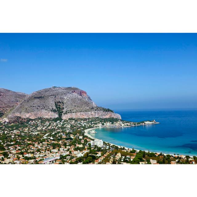 Mondello Beach_178751007 House of Hampton Size: 81cm H x 122cm W x 3.8cm D on Productcaster.