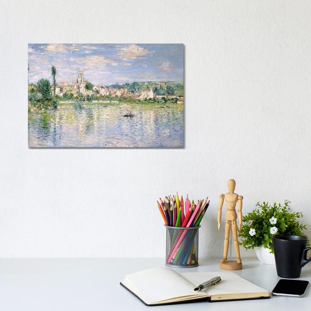 Vetheuil in Summer, 1880 by Claude Monet - Wrapped Canvas Graphic Art Print iCanvas Size: 20.32cm H x 30.48cm W x 1.91cm D on Productcaster.