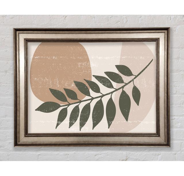 Leaf Of Modern Art - Single Picture Frame Art Prints Bright Star Size: 100cm H x 141.4cm W x 8cm D on Productcaster.