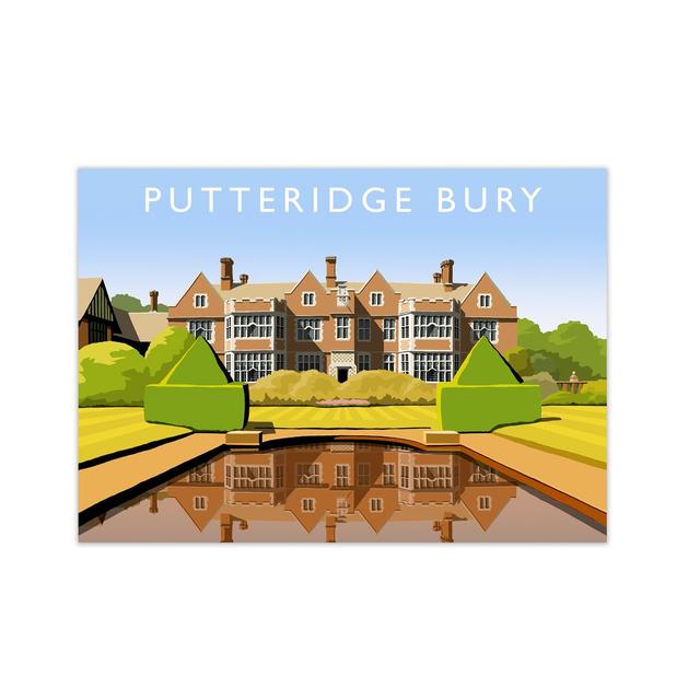 Putteridge Bury by Richard O'Neill - Graphic Art Print on Paper 17 Stories Size: 59.4 cm H x 81.4 cm W on Productcaster.