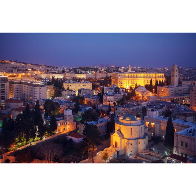 Jerusalem Old City by Rostislavv - Wrapped Canvas Print 17 Stories Size: 81cm H x 122cm W on Productcaster.