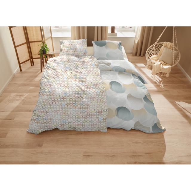 Cotton Geometric Shapes Duvet Cover Set with Pillow Shams East Urban Home on Productcaster.