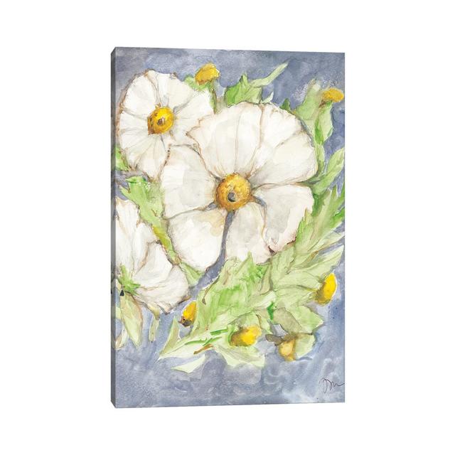 Mitilija Poppies by Jessica Mingo - Wrapped Canvas Painting ClassicLiving Size: 30.48cm H x 20.32cm W x 1.9cm D on Productcaster.