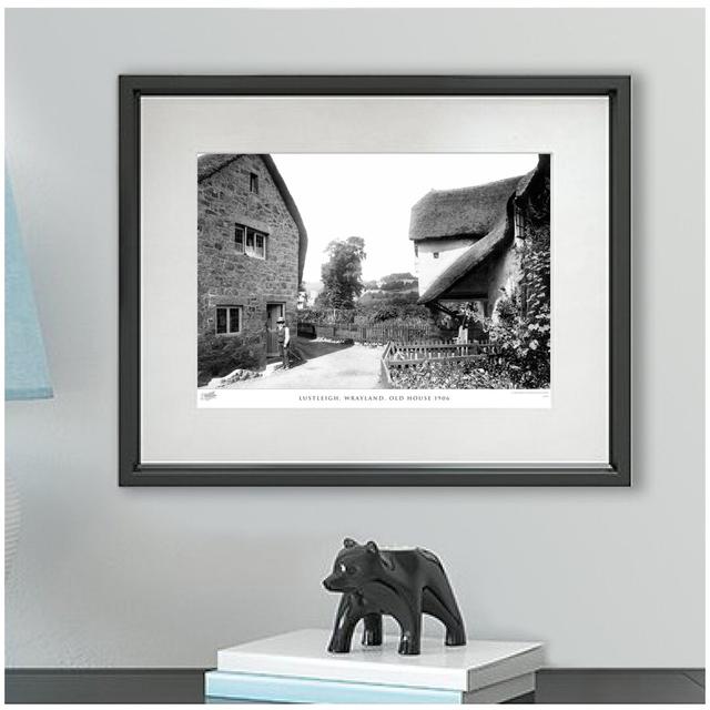 Lustleigh, Wrayland, Old House 1906 by Francis Frith - Single Picture Frame Print The Francis Frith Collection Size: 40cm H x 50cm W x 2.3cm D on Productcaster.