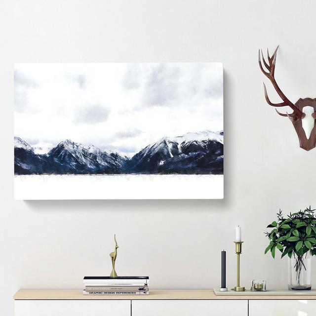 The Rocky Mountains in Colorado - Wrapped Canvas Painting Print East Urban Home Size: 40cm H x 60cm W x 3cm D on Productcaster.