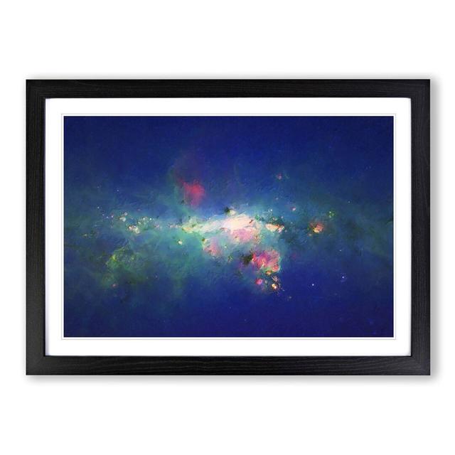 Out of Space Vol.46 in Abstract - Picture Frame Graphic Art Print East Urban Home Frame Option: Black Framed, Size: 62cm H x 87cm W x 2cm D on Productcaster.