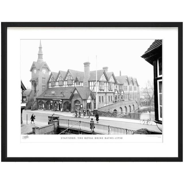 Stafford, The Royal Brine Baths C1950 - Single Picture Frame Print The Francis Frith Collection Size: 45cm H x 60cm W x 2.3cm D on Productcaster.