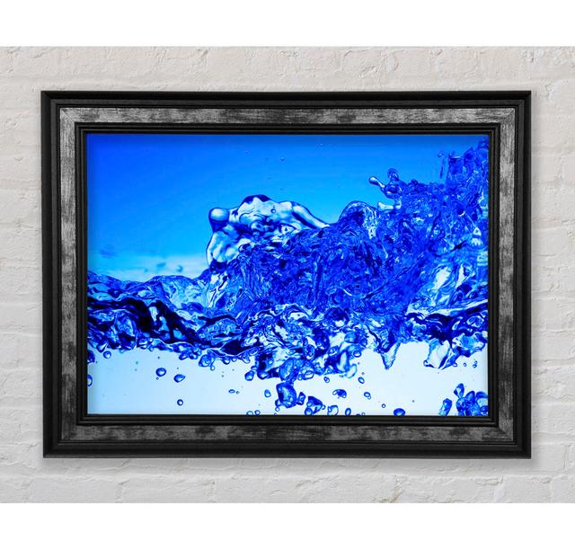 Blue Celebration - Single Picture Frame Art Prints Bright Star Size: 84.1cm H x 142.2cm W x 8cm D on Productcaster.