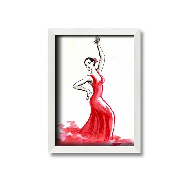 Hayesville Flamenco 15 - Single Picture Frame Art Prints Rosdorf Park Size: 29.7cm H x 21cm W x 10cm D on Productcaster.