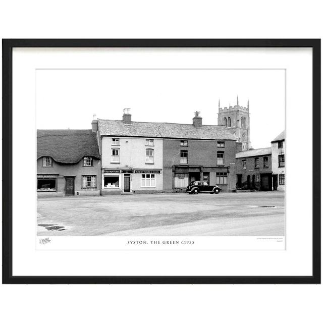 'Syston, the Green C1955' - Picture Frame Photograph Print on Paper The Francis Frith Collection Size: 43.5cm H x 53.4cm W x 2.3cm D on Productcaster.