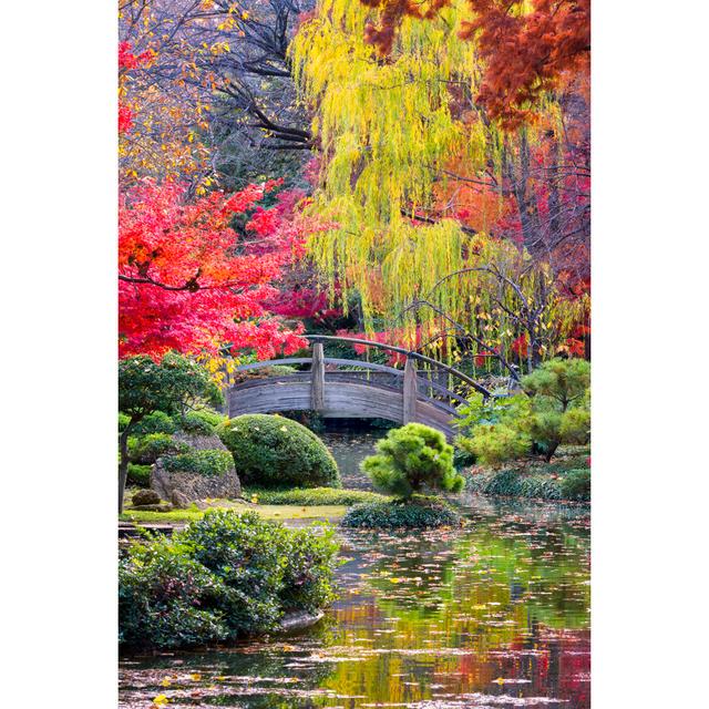 A Wooden Moon Bridge by Dean_Fikar - Wrapped Canvas Photograph 17 Stories Size: 46cm H x 30cm W on Productcaster.