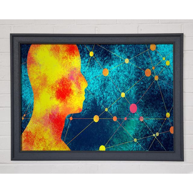 The Orange Mind - Single Picture Frame Art Prints Ivy Bronx Size: 84.1cm H x 118.9cm W on Productcaster.