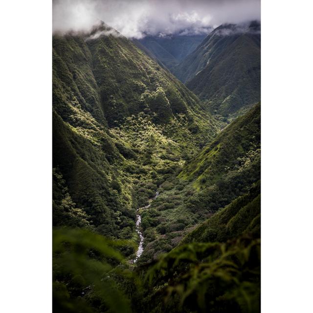 Waihee Ridge Trail by VisualCommunications - Wrapped Canvas Print Alpen Home Size: 46cm H x 30cm W x 3.8cm D on Productcaster.