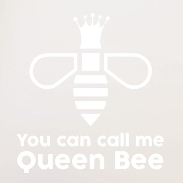 You Can Call Me Queen Bee Wall Sticker East Urban Home Colour: White on Productcaster.