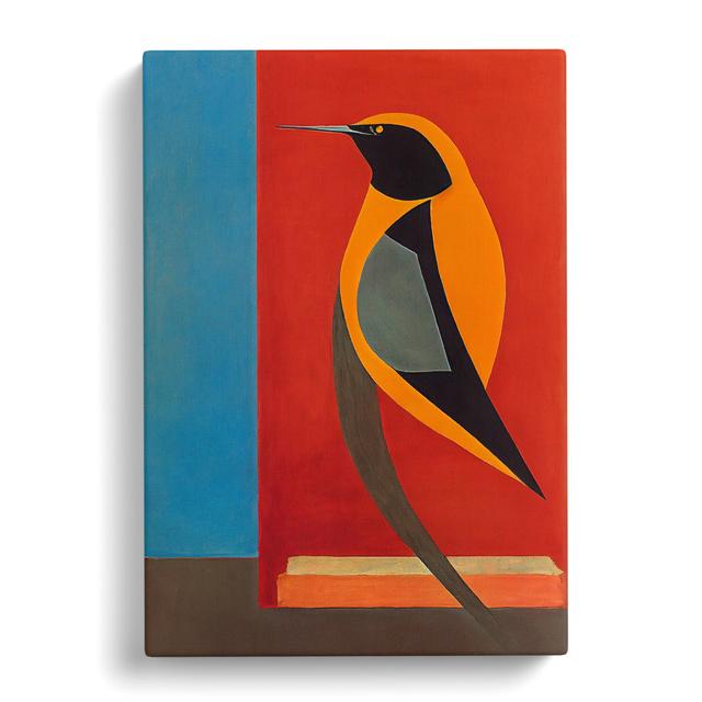 Waldwick Swallow Bird Abstract Vol.6 - Print Marlow Home Co. Size: 50cm H x 35cm W on Productcaster.