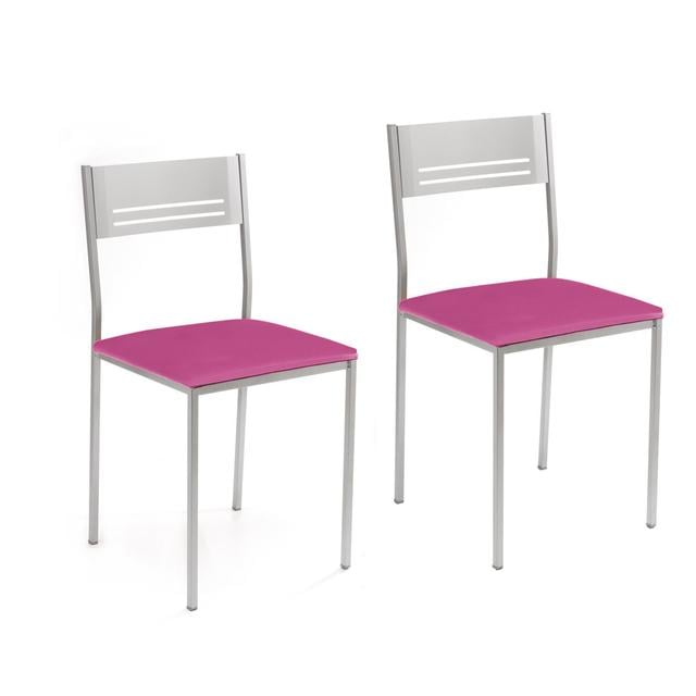 Side chair Set Felma (Set of 2) Ebern Designs Upholstery Colour: Pink on Productcaster.