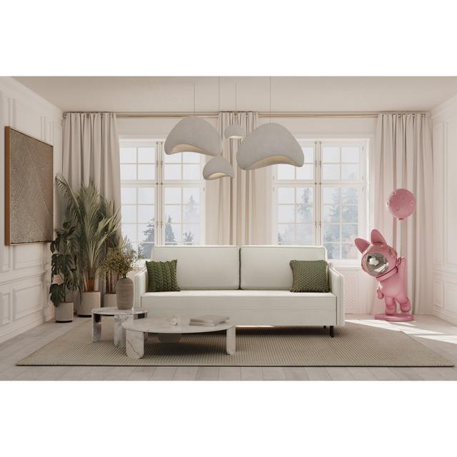 Schlafsofa Krikor Wade Logan Farbe der Polsterung: White on Productcaster.