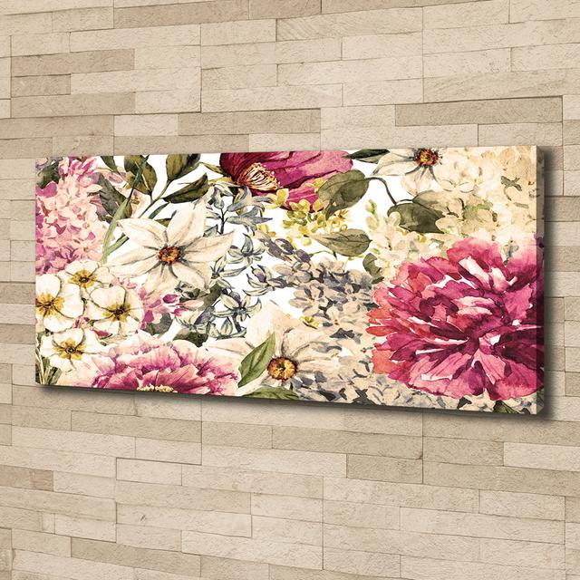 Floral Pattern - Wrapped Canvas Art Prints Ophelia & Co. on Productcaster.