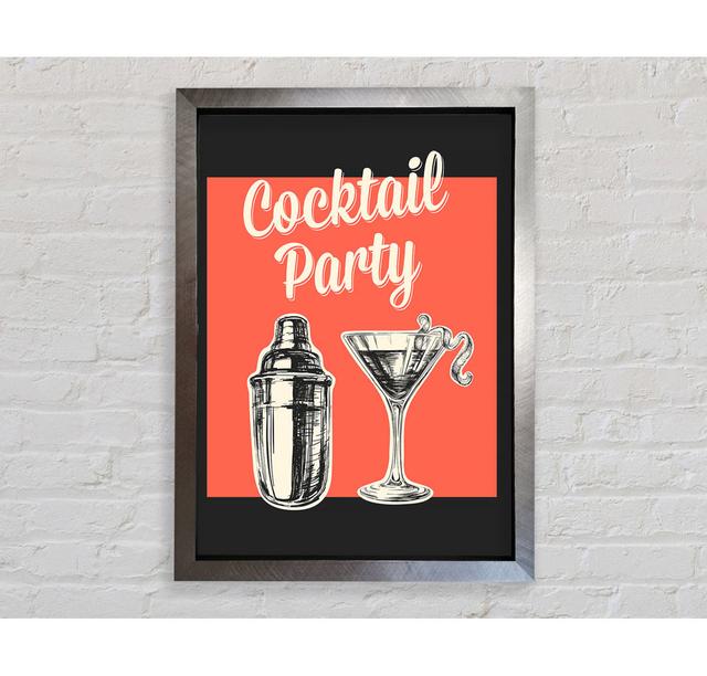 Cocktail Party 1 - Single Picture Frame Art Prints Bright Star Size: 118.9cm H x 84.1cm W x 3.4cm D on Productcaster.