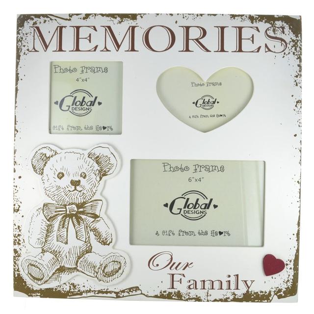 Teddy Collage Frame Our Family Happy Larry on Productcaster.