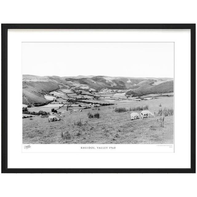 'Rheidol, Valley 1960' by Francis Frith - Picture Frame Photograph Print on Paper The Francis Frith Collection Size: 60cm H x 80cm W x 2.3cm D on Productcaster.