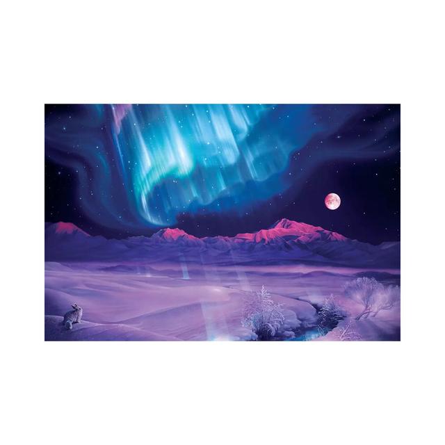 Snowfield Illumination by - Wrapped Canvas Alpen Home Size: 30.48cm H x 45.72cm W x 1.91cm D on Productcaster.