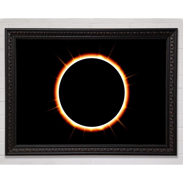 Solar Eclipse Of The Sun - Single Picture Frame Art Prints Bright Star Size: 100cm H x 141.4cm W on Productcaster.