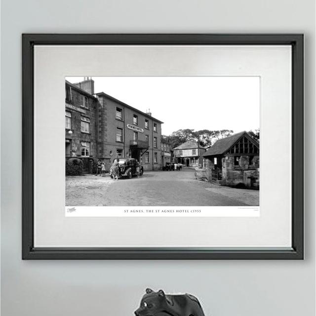 'St Agnes, the St Agnes Hotel C1955' by Francis Frith - Picture Frame Photograph Print on Paper The Francis Frith Collection Size: 28cm H x 36cm W x 2 on Productcaster.