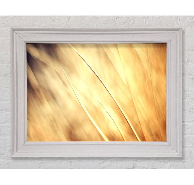 Autumn Grass Framed Print Brayden Studio Size: 84.1cm H x 118.9cm W x 8cm D, Format: White Framed Paper on Productcaster.