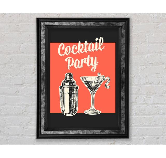 Cocktail Party 1 - Single Picture Frame Art Prints Bright Star Size: 42cm H x 21cm W x 8cm D on Productcaster.