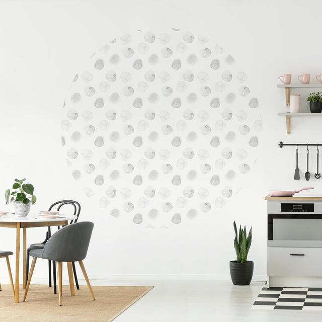 Daive Matte Peel & Stick Mural Ebern Designs Colour: Grey, Size: 150cm L x 150cm W on Productcaster.