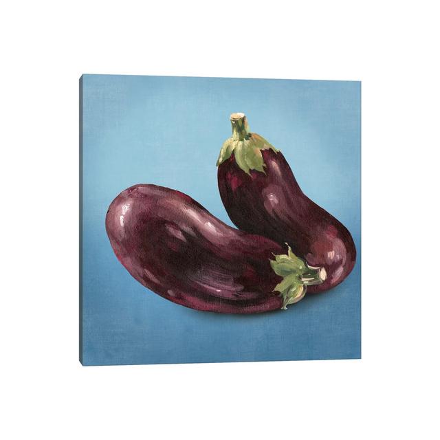 Eggplant by Asia Jensen - Wrapped Canvas Graphic Art August Grove Size: 93.98cm H x 93.98cm W on Productcaster.