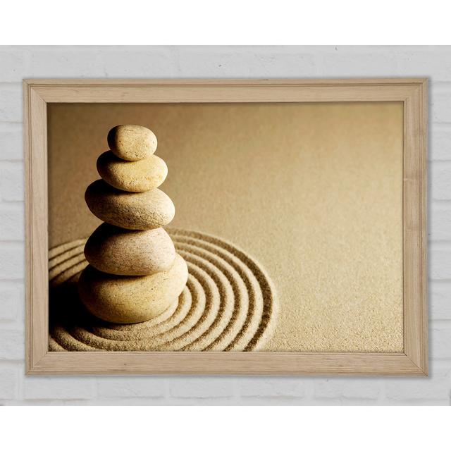 Just Balance Framed Print Highland Dunes Size: 84.1cm H x 118.9cm W on Productcaster.