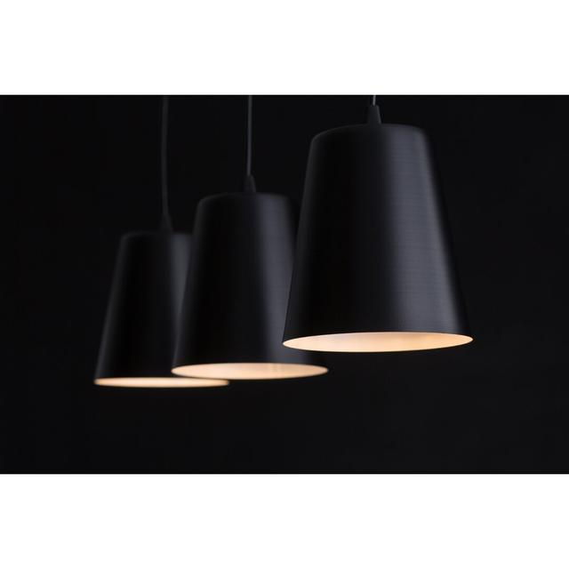 Normandie 2 - Light Kitchen Island Geometric Pendant Latitude Run Finish (of the fixture): Black-Gold on Productcaster.