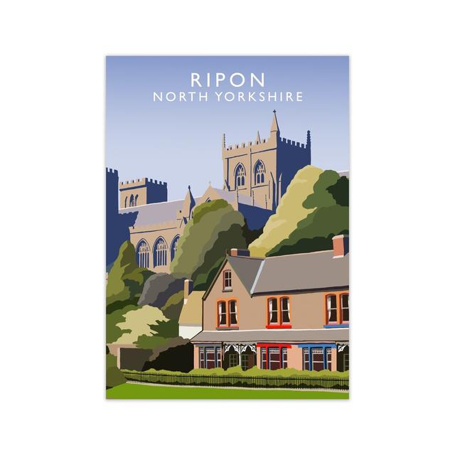 Ripon North Yorkshire by Richard O'Neill - Graphic Art Print on Paper 17 Stories Size: 30cm H x 21cm W on Productcaster.