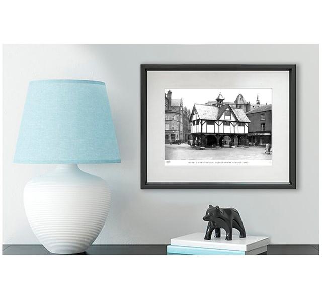 'Market Harborough, Old Grammar School C1955' - Picture Frame Photograph Print on Paper The Francis Frith Collection Size: 43.5cm H x 53.4cm W x 2.3cm on Productcaster.