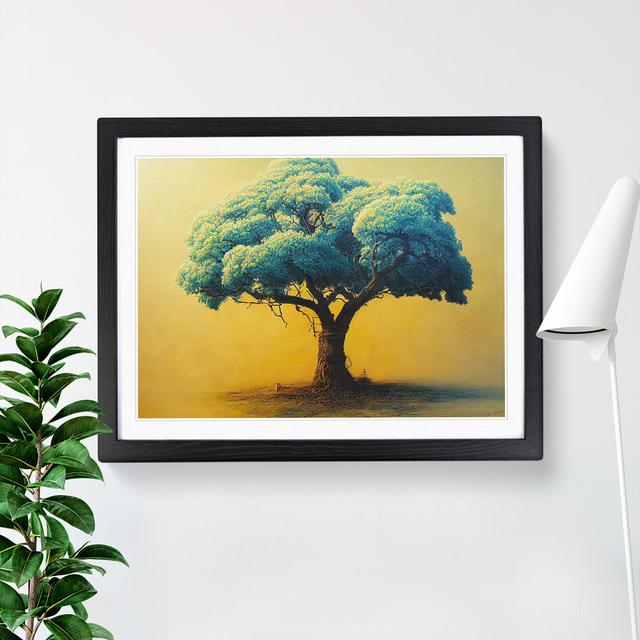 Marvellous Tree - Single Picture Frame Print 17 Stories Frame Colour: Black, Size: 34cm H x 46cm W x 2cm D on Productcaster.