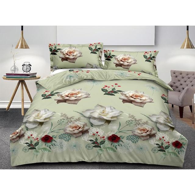 Thundelarra Duvet Cover Set Rosalind Wheeler Size: Double - 2 Standard Pillowcases on Productcaster.