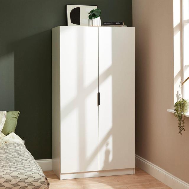 Glenhaven Tall Cabinet / Wardrobe - White 17 Stories Colour: White on Productcaster.