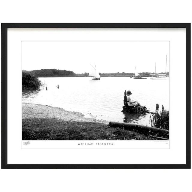 Wroxham, Broad 1934 by Francis Frith - Single Picture Frame Print The Francis Frith Collection Size: 60cm H x 80cm W x 2.3cm D on Productcaster.