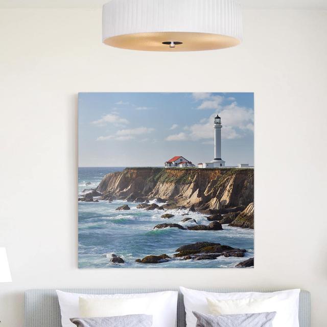 Leinwandbild Point Arena Lighthouse California Longshore Tides Größe: 30 cm H x 30 cm B on Productcaster.