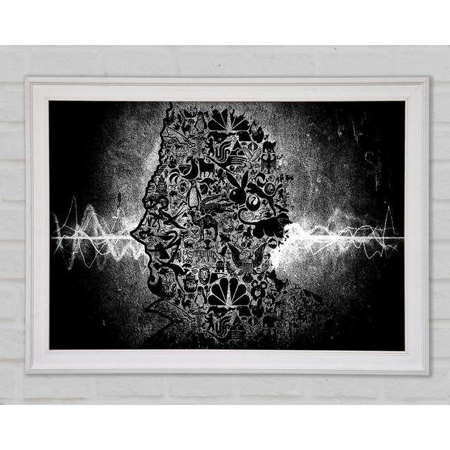 Tick Design Man - Single Picture Frame Art Prints Bright Star Size: 29.7cm H x 42cm W x 1.5cm D on Productcaster.