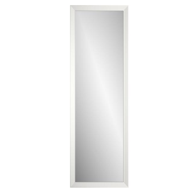 Mirror Ebern Designs Finish: White, Size: 147cm H x 47cm W on Productcaster.