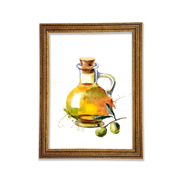 Olive Oil - Single Picture Frame Art Prints Rosalind Wheeler Size: 84.1" H x 59.7" W on Productcaster.