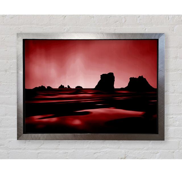 Night Sky - Single Picture Frame Art Prints Bright Star Size: 100cm H x 141.4cm W x 3.4cm D on Productcaster.